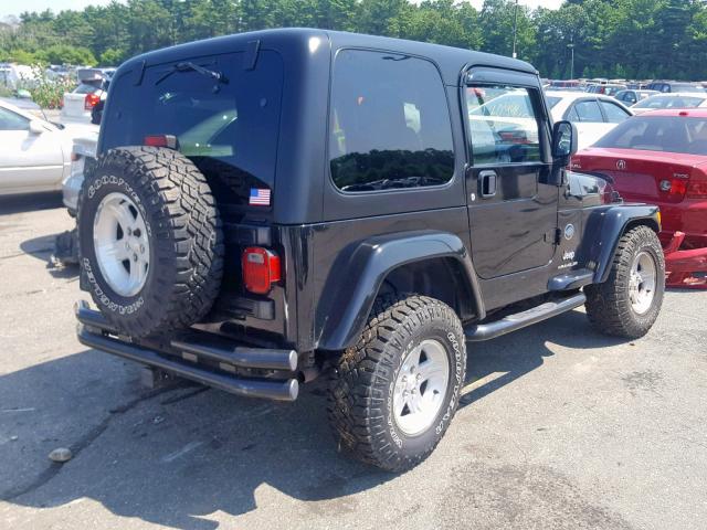 1J4FA39S55P369586 - 2005 JEEP WRANGLER X BLACK photo 4