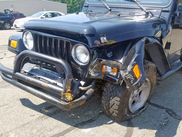 1J4FA39S55P369586 - 2005 JEEP WRANGLER X BLACK photo 9