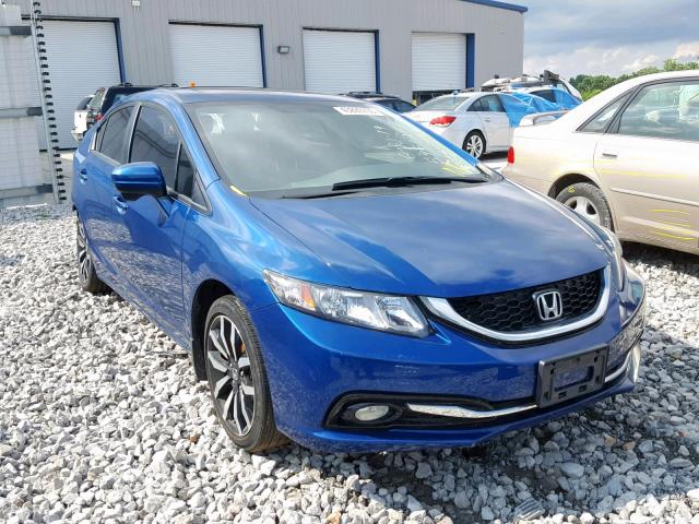 19XFB2F94EE025262 - 2014 HONDA CIVIC EXL 蓝色 照片 1