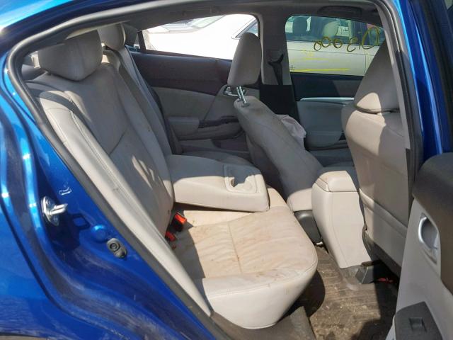 19XFB2F94EE025262 - 2014 HONDA CIVIC EXL 蓝色 照片 6