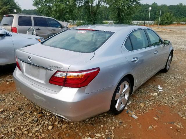 JTHGL5EF7C5044695 - 2012 LEXUS LS 460L SILVER photo 4