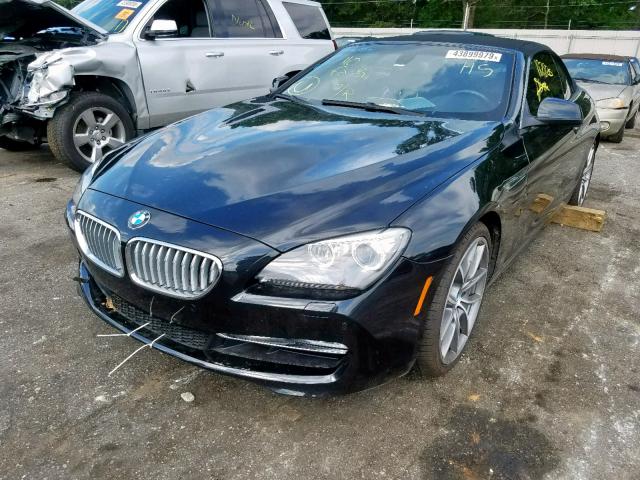 WBALZ3C54CC397790 - 2012 BMW 650 I BLACK photo 2