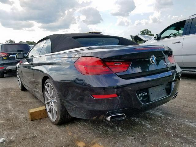 WBALZ3C54CC397790 - 2012 BMW 650 I BLACK photo 3