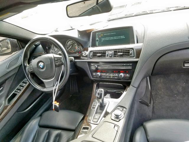 WBALZ3C54CC397790 - 2012 BMW 650 I BLACK photo 9