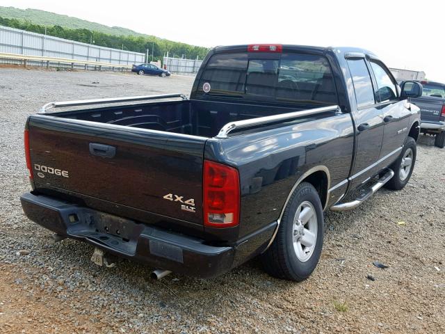 1D7HU18D23S302456 - 2003 DODGE RAM 1500 S BLACK photo 4