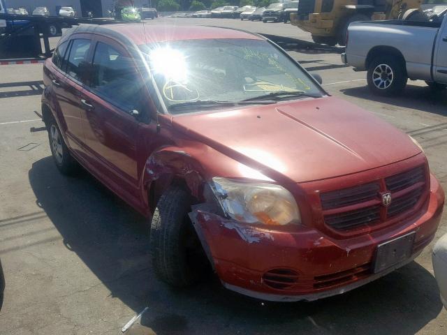 1B3HB28B47D269525 - 2007 DODGE CALIBER RED photo 1