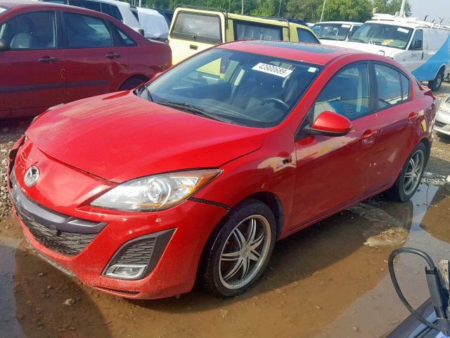 JM1BL1U65B1463415 - 2011 MAZDA 3 S RED photo 2