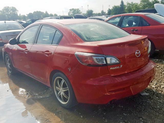 JM1BL1U65B1463415 - 2011 MAZDA 3 S RED photo 3