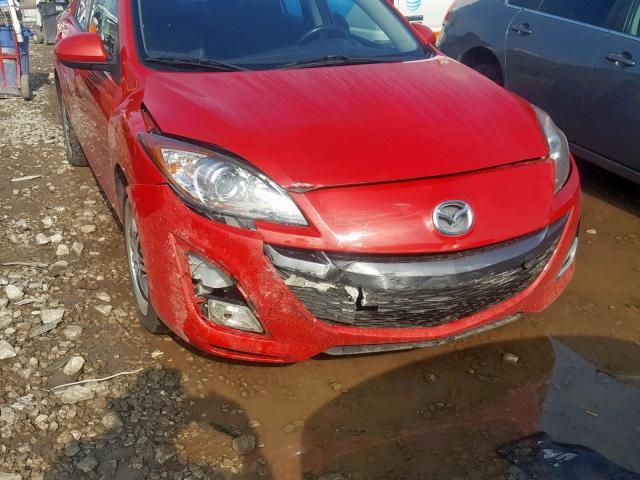 JM1BL1U65B1463415 - 2011 MAZDA 3 S RED photo 9