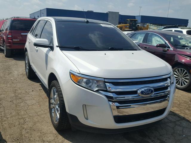 2FMDK3KC8DBA89997 - 2013 FORD EDGE LIMIT WHITE photo 1