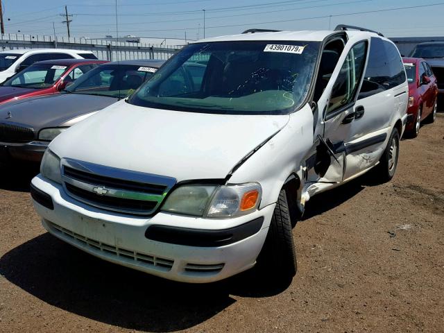 1GNDX03E14D143856 - 2004 CHEVROLET VENTURE WHITE photo 2