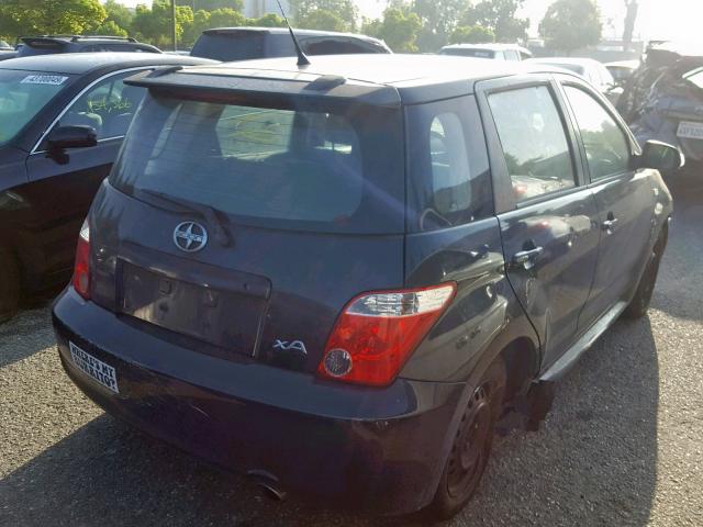 JTKKT624065011555 - 2006 TOYOTA SCION XA BLACK photo 4