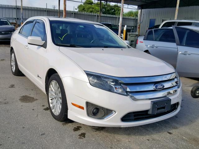 3FADP0L36AR376213 - 2010 FORD FUSION HYB WHITE photo 1