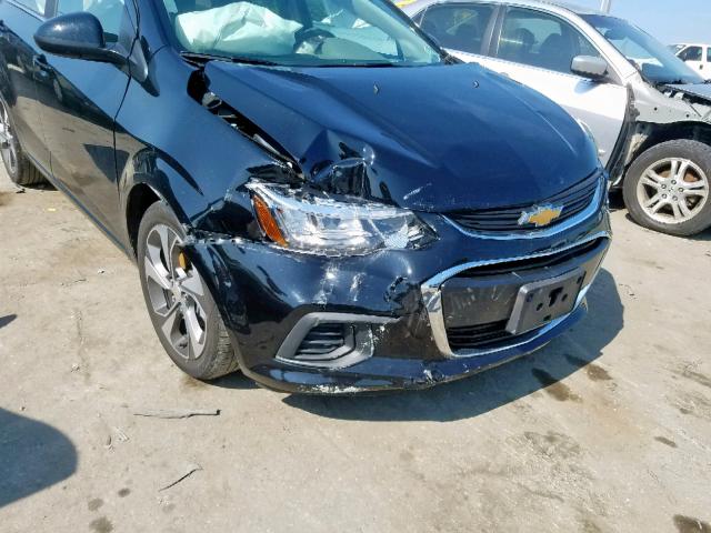 1G1JF5SB1K4125382 - 2019 CHEVROLET SONIC PREM BLACK photo 9