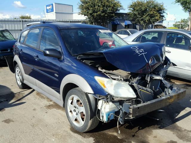 5Y2SL65856Z442519 - 2006 PONTIAC VIBE BLUE photo 1