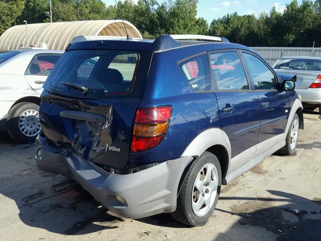 5Y2SL65856Z442519 - 2006 PONTIAC VIBE BLUE photo 4