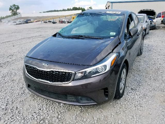 3KPFK4A75HE061211 - 2017 KIA FORTE LX BROWN photo 2