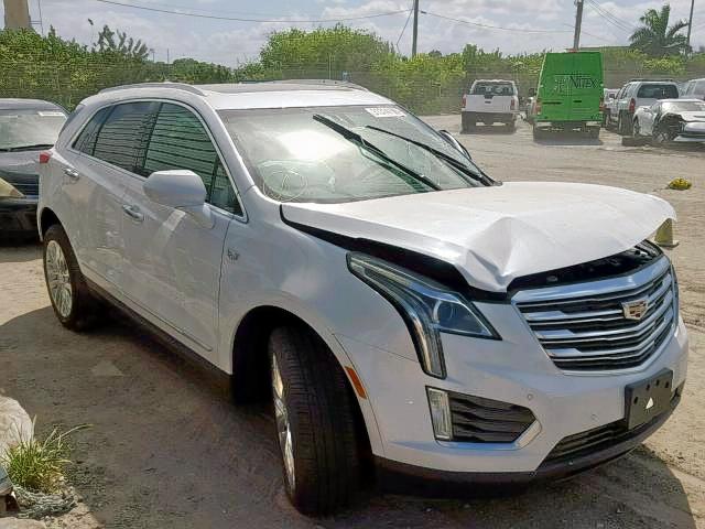 1GYKNDRS7KZ121686 - 2019 CADILLAC XT5 LUXURY WHITE photo 1