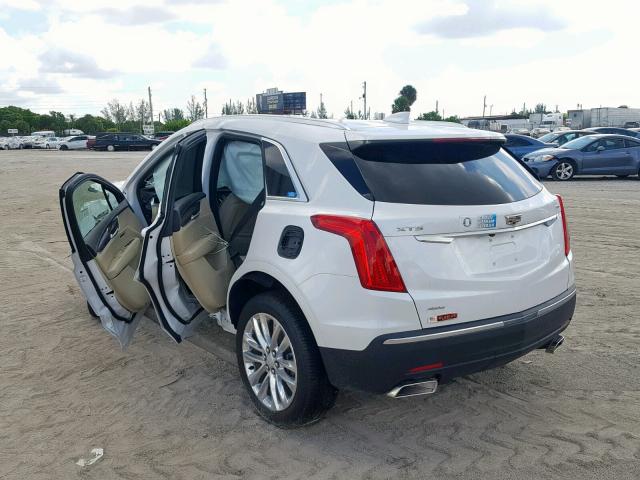 1GYKNDRS7KZ121686 - 2019 CADILLAC XT5 LUXURY WHITE photo 3