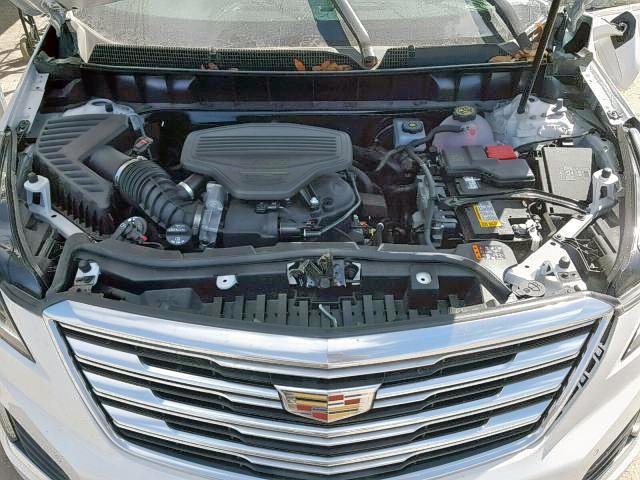 1GYKNDRS7KZ121686 - 2019 CADILLAC XT5 LUXURY WHITE photo 7