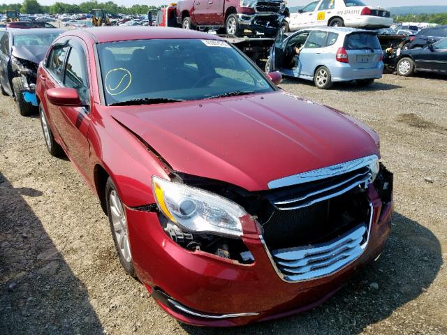 1C3CCBBB7CN217703 - 2012 CHRYSLER 200 TOURIN RED photo 1