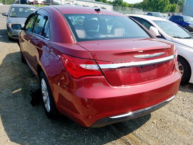 1C3CCBBB7CN217703 - 2012 CHRYSLER 200 TOURIN RED photo 3