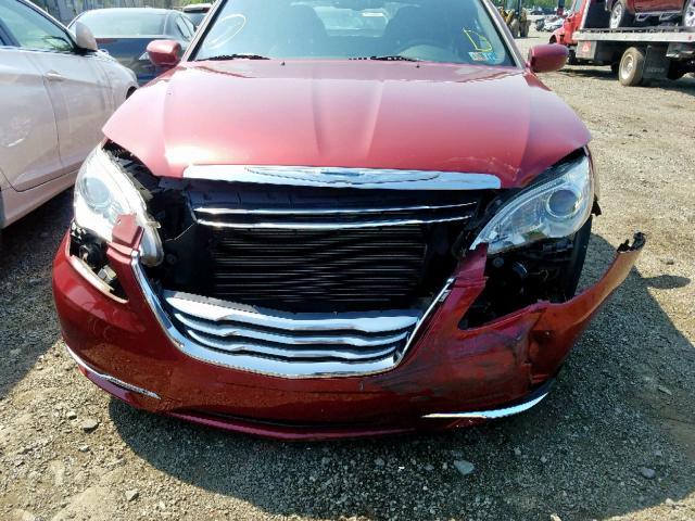 1C3CCBBB7CN217703 - 2012 CHRYSLER 200 TOURIN RED photo 9