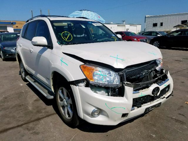 2T3YK4DV2BW011090 - 2011 TOYOTA RAV4 LIMIT WHITE photo 1