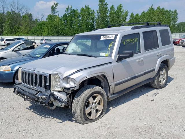 1J8HG48K37C510243 - 2007 JEEP COMMANDER 银色 照片 2