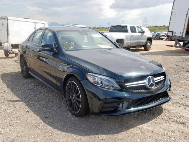 55SWF6EB6KU284467 - 2019 MERCEDES-BENZ C 43 AMG GREEN photo 1