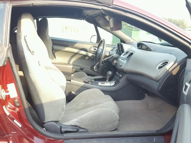 4A3AL25F17E050386 - 2007 MITSUBISHI ECLIPSE SP BURGUNDY photo 5