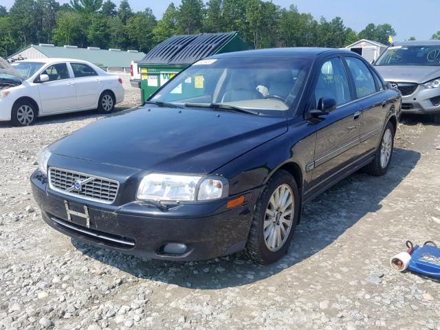 YV1TS592761435779 - 2006 VOLVO S80 2.5T BLACK photo 2