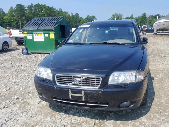 YV1TS592761435779 - 2006 VOLVO S80 2.5T BLACK photo 9