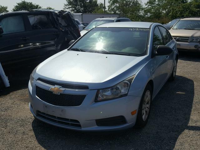 1G1PC5SH7C7293485 - 2012 CHEVROLET CRUZE LS BLUE photo 2