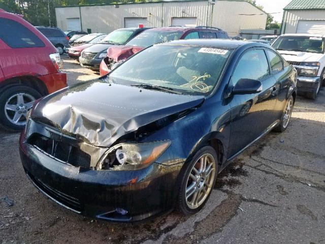 JTKDE167680267497 - 2008 TOYOTA SCION TC შავი ფოტო 2
