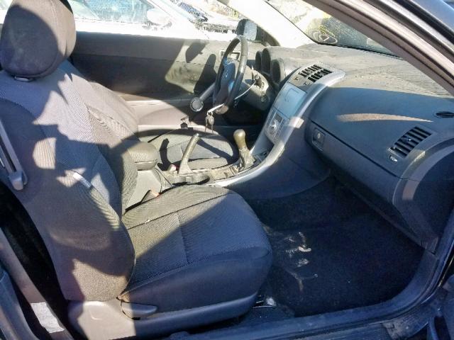 JTKDE167680267497 - 2008 TOYOTA SCION TC შავი ფოტო 5