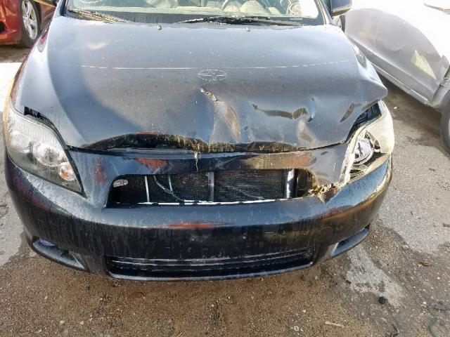 JTKDE167680267497 - 2008 TOYOTA SCION TC შავი ფოტო 9
