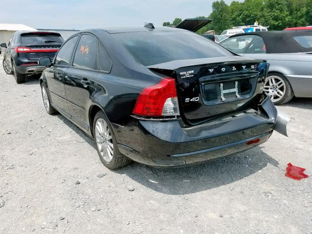 YV1382MSXA2493893 - 2010 VOLVO S40 2.4I BLACK photo 3