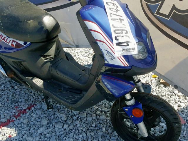 LL0TCAPFXGY460028 - 2016 ARO SCOOTER BLUE photo 9