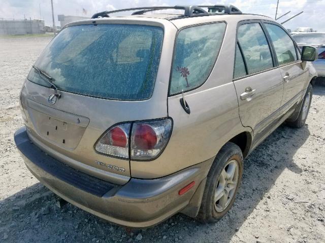 JTJHF10UX30309616 - 2003 LEXUS RX 300 GOLD photo 4