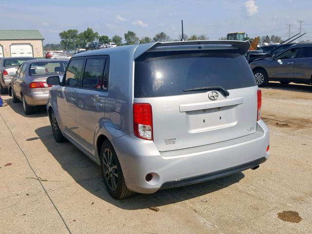 JTLZE4FE3DJ041231 - 2013 TOYOTA SCION XB 银色 照片 3