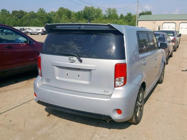 JTLZE4FE3DJ041231 - 2013 TOYOTA SCION XB 银色 照片 4