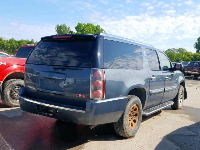 1GKFK66817J189609 - 2007 GMC YUKON XL D BLUE photo 4