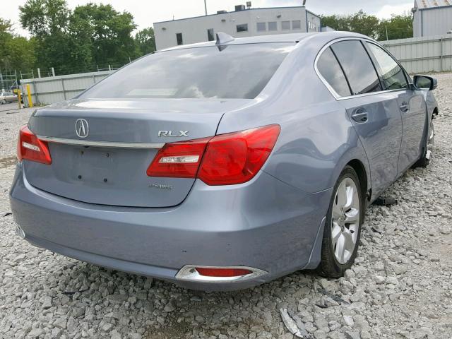 JH4KC1F38EC002171 - 2014 ACURA RLX GRAY photo 4