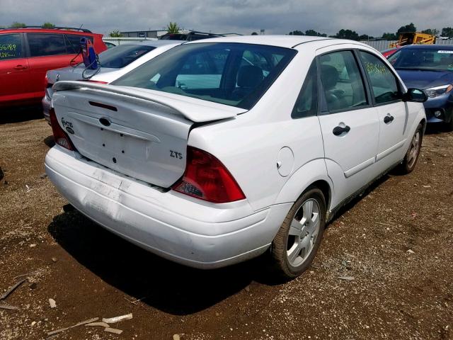 1FAFP38393W219424 - 2003 FORD FOCUS ZTS WHITE photo 4