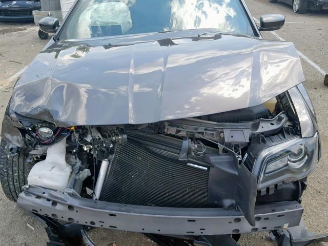 2C3CCABG0FH882185 - 2015 CHRYSLER 300 S GRAY photo 7