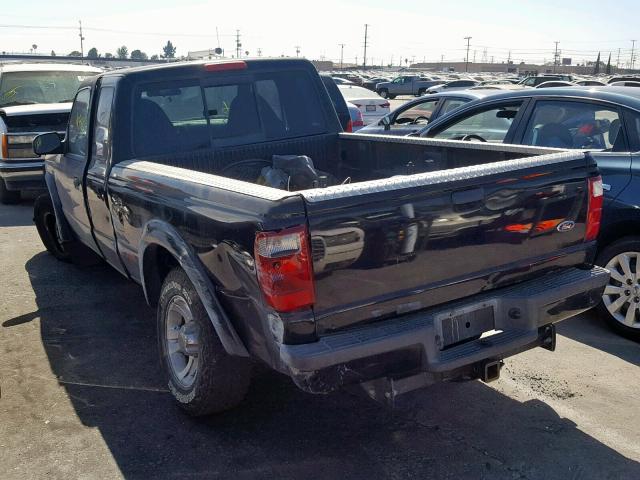 1FTYR14EX1PB73053 - 2001 FORD RANGER SUP BLACK photo 3