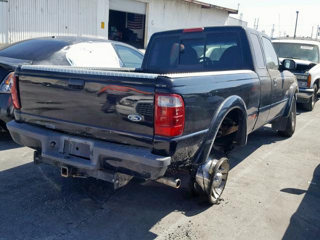 1FTYR14EX1PB73053 - 2001 FORD RANGER SUP BLACK photo 4