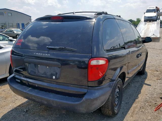 1D4GP25BX6B743233 - 2006 DODGE CARAVAN SE BLACK photo 4