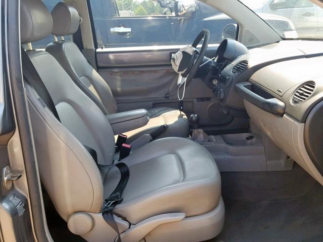 3VWPR31C36M413600 - 2006 VOLKSWAGEN NEW BEETLE ნაცრისფერი ფოტო 5